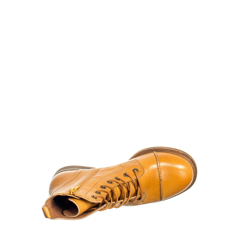 Pandora Laced boots — Yolk mustard