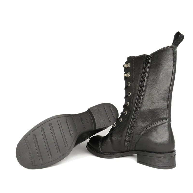 Pandora Laced boots — Black