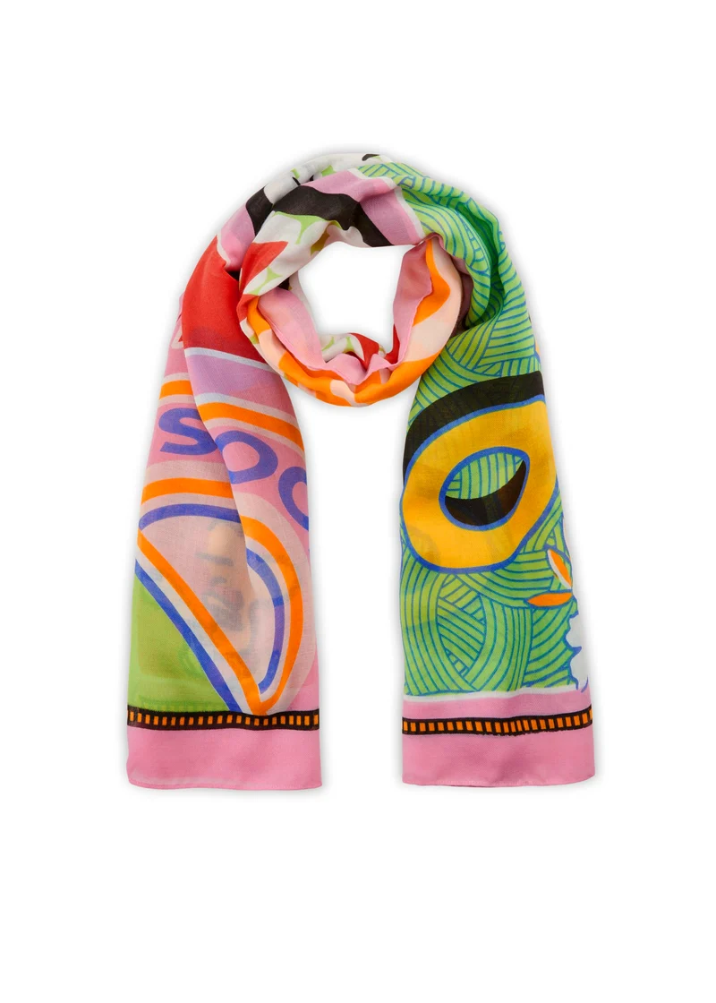 Printed Scarf Recycled Polyester Sn