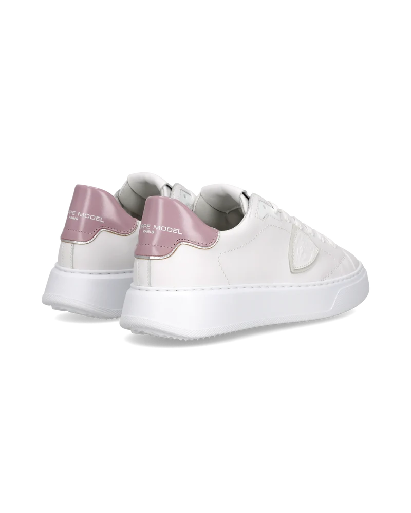 Sneakers Temple Women, White Mauve