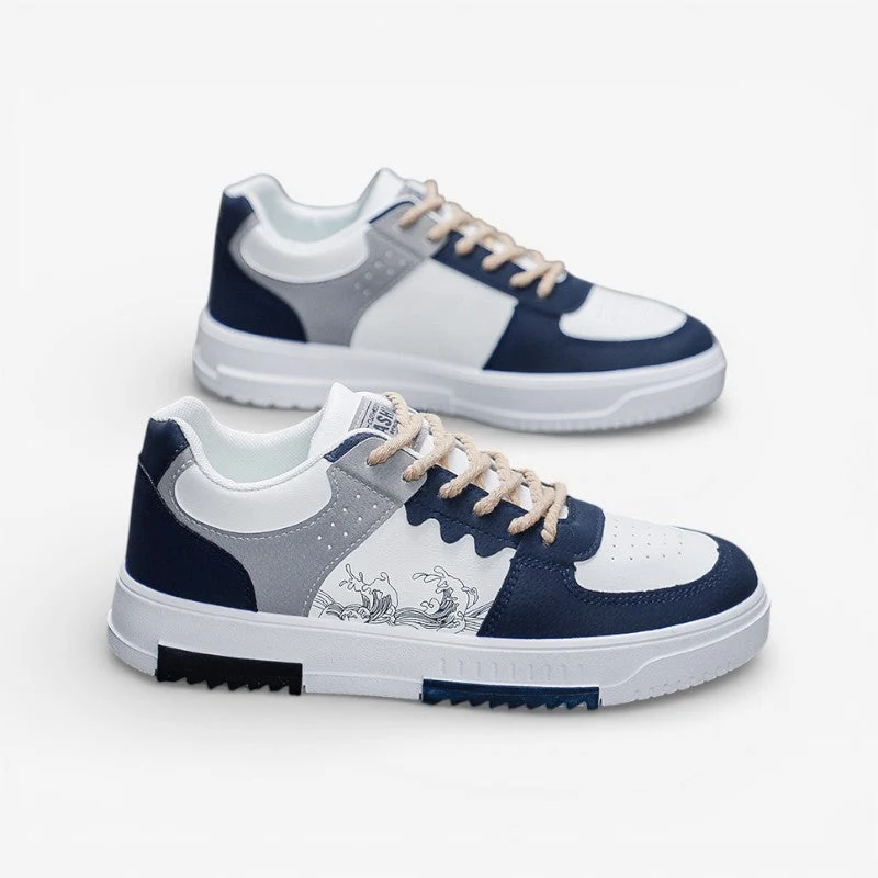 Velmoro Herren Sneaker flach mit Schnürung