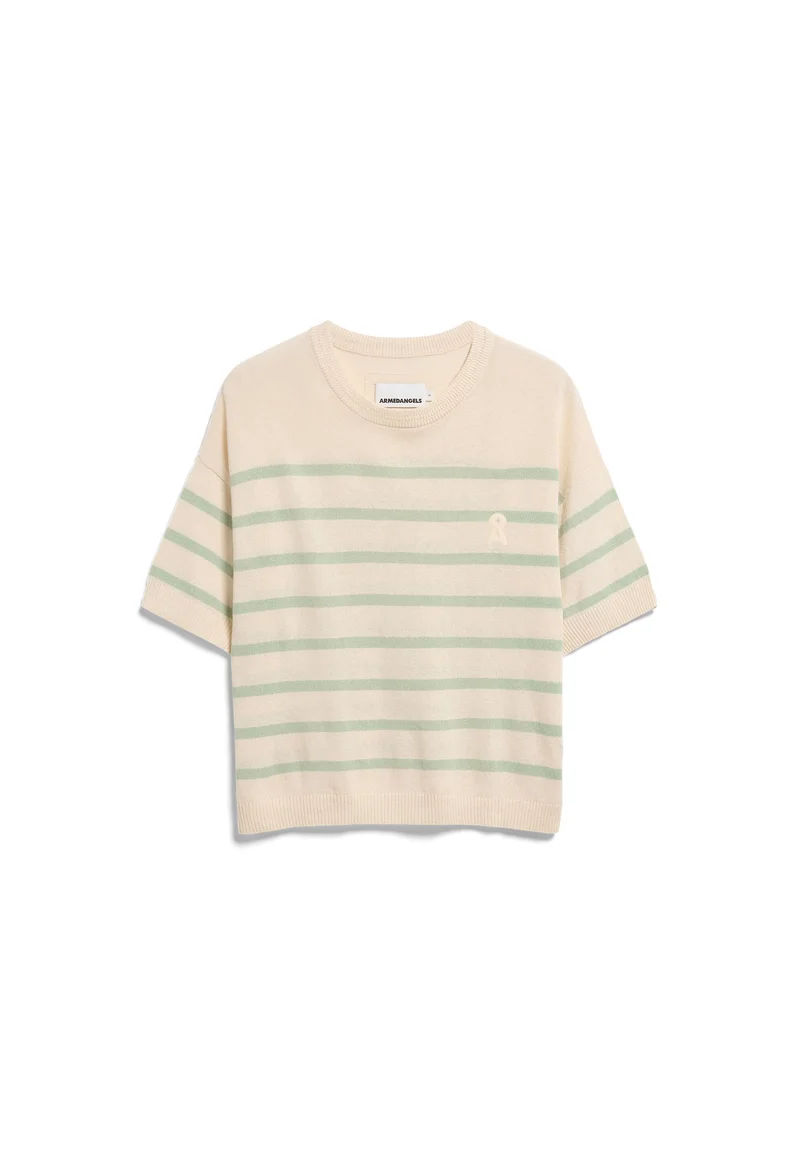 Striped Linen Blend Sweater