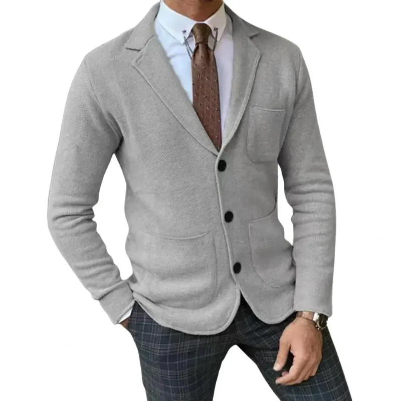 Bravento Herren-Blazer mit Revers und Einreiher