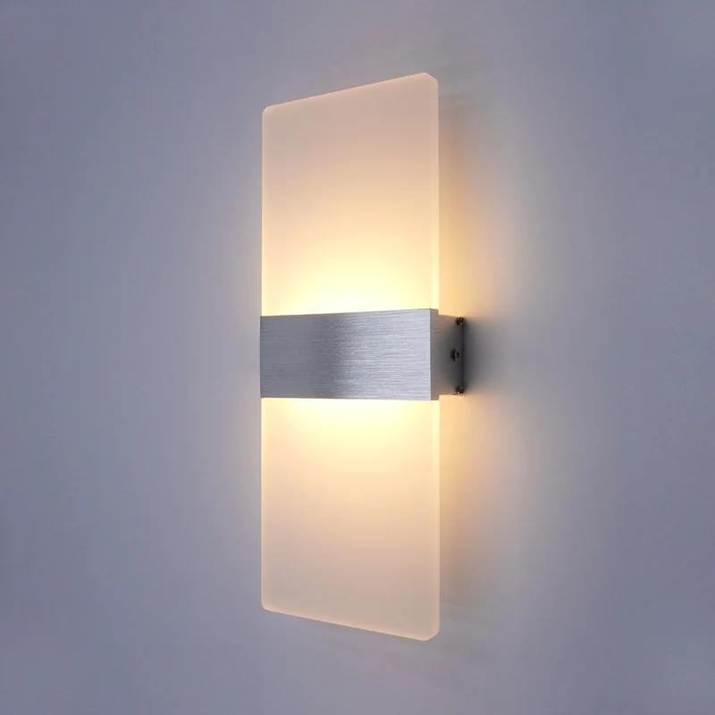 Liravon LED Wandleuchte Aluminium Acryl Innenwandlampe