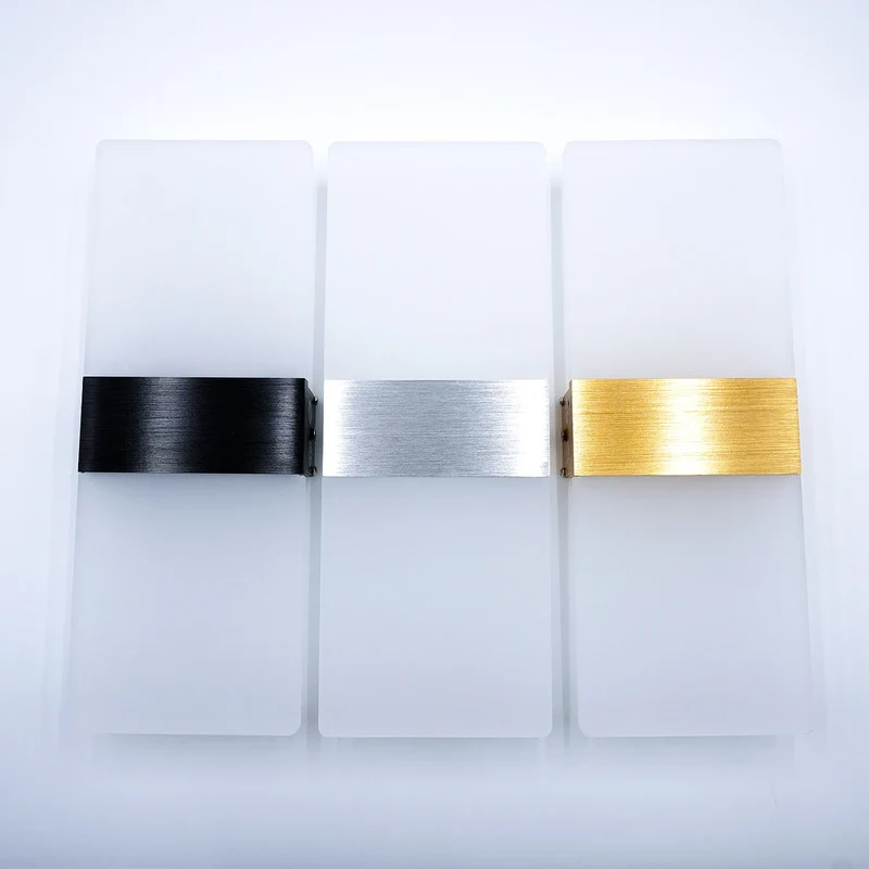 Liravon LED Wandleuchte Aluminium Acryl Innenwandlampe