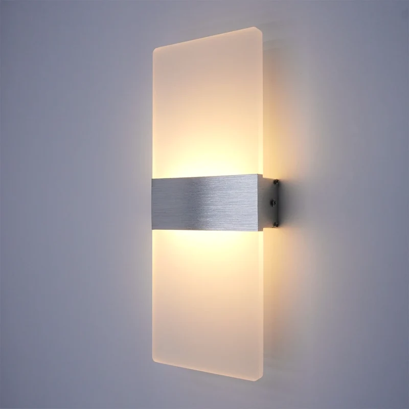 Liravon LED Wandleuchte Aluminium Acryl Innenwandlampe