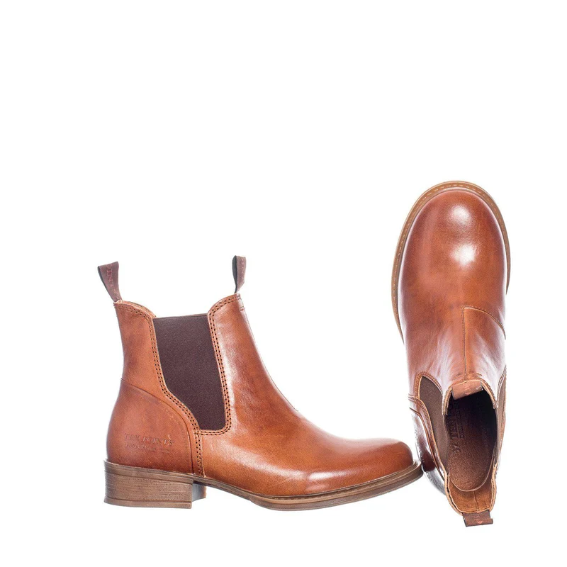 Pandora Chelsea boots — Cognac