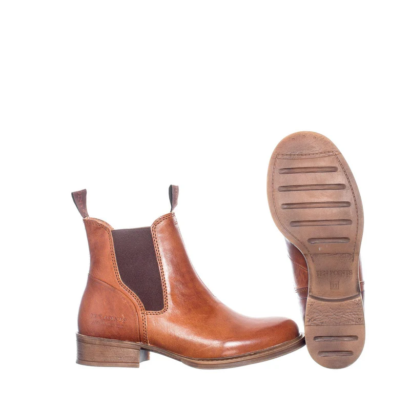 Pandora Chelsea boots — Cognac