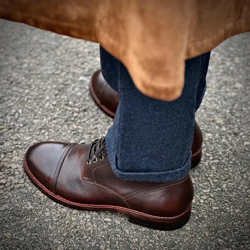 New Mercury Laced boots — Rust