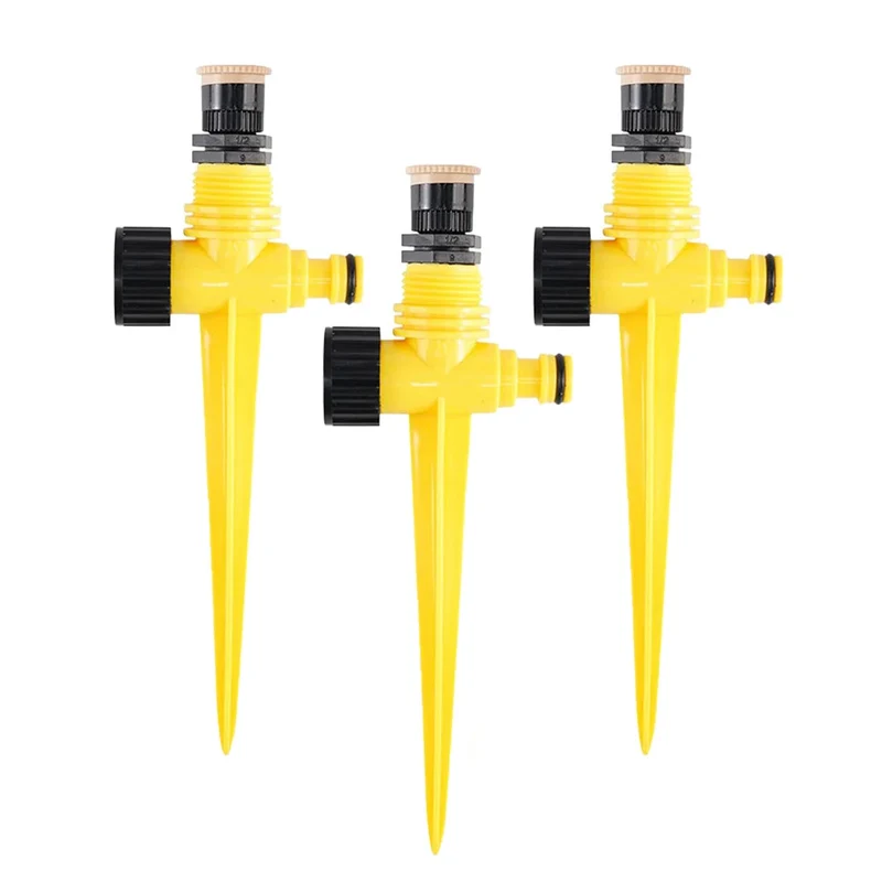 HydroSpin 360 Impact Sprinkler – Gartenregner mit Erdspieß