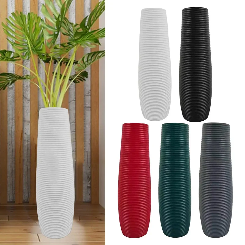 Arvona Standvase 33 cm mit strukturierter Oberfläche