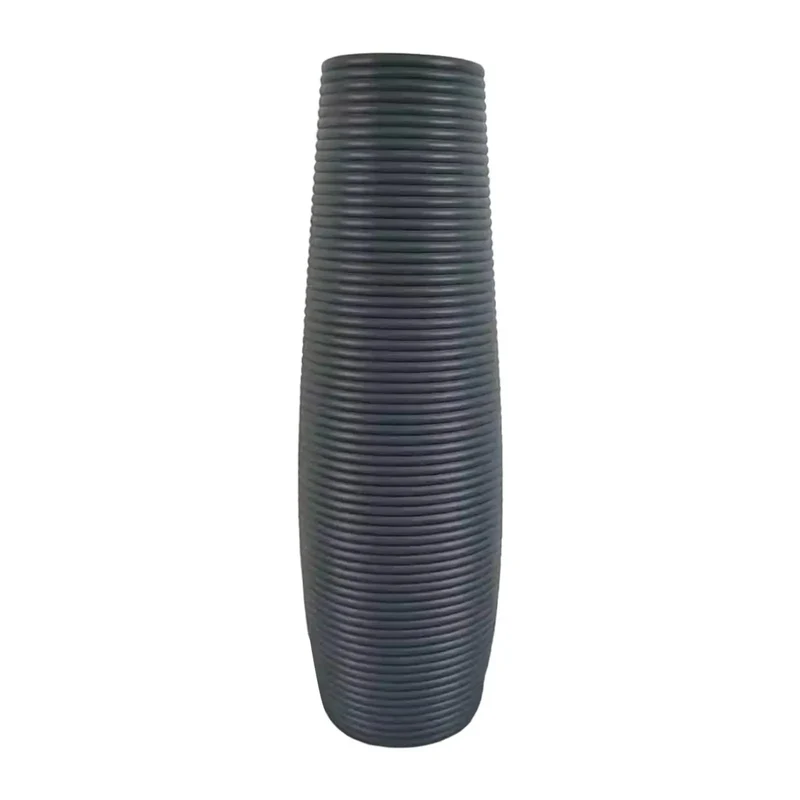 Arvona Standvase 33 cm mit strukturierter Oberfläche