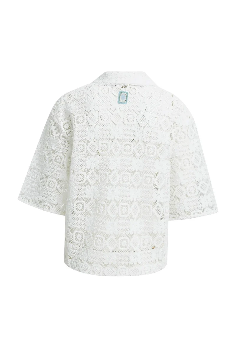 Crochet Short Sleeve Jacket