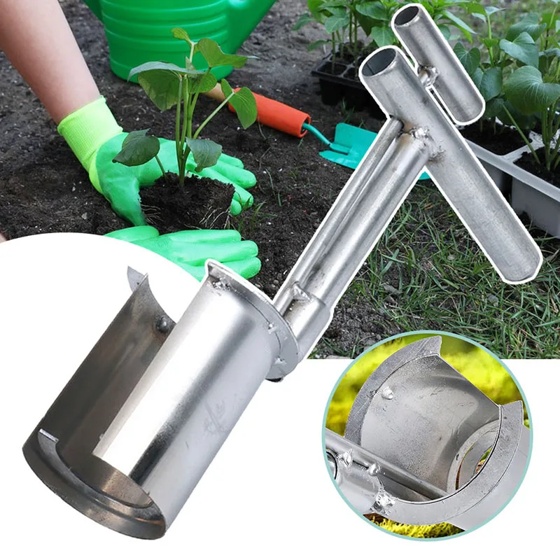 Hand-Setzwerkzeug für Jungpflanzen aus Metall