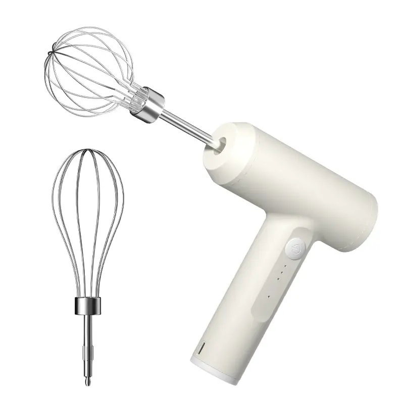 Mixora kabelloser elektrischer Handmixer mit 3 Geschwindigkeiten
