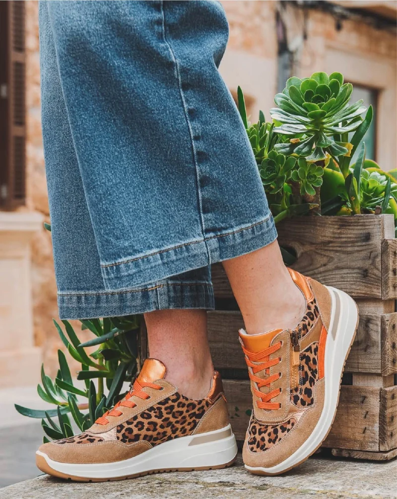 ALLIGATOR TAN~LEOPARD