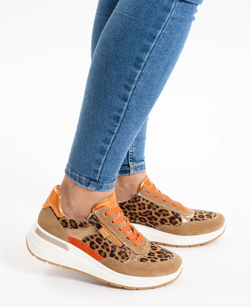 ALLIGATOR TAN~LEOPARD