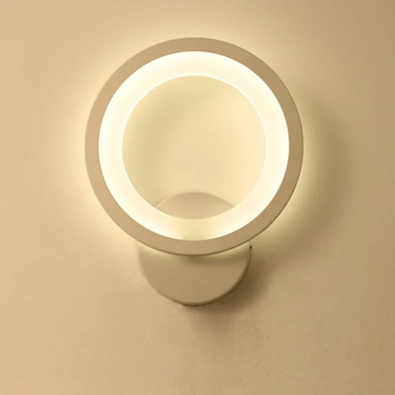 Arvella LED Wandleuchte rund mit Acrylabdeckung
