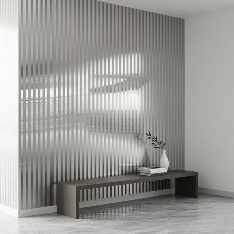 Velstra Selbstklebende 3D Streifen Tapete aus PVC