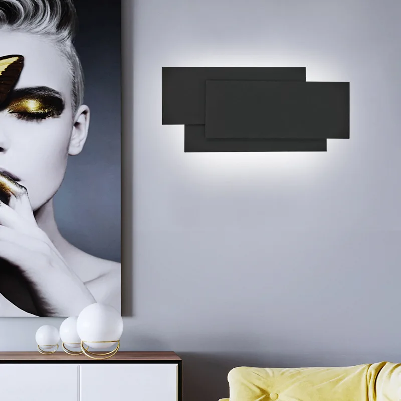 Velmora LED Wandleuchte mit Aluminiumgehäuse und mehrschichtigem Lichtdesign