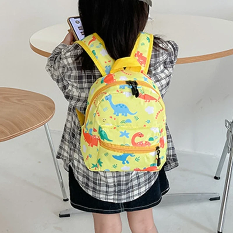 Kinder-Rucksack aus Nylon mit Dinosaurier-Motiv