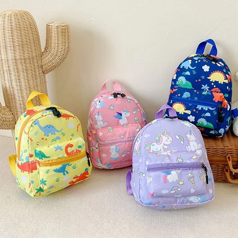 Kinder-Rucksack aus Nylon mit Dinosaurier-Motiv