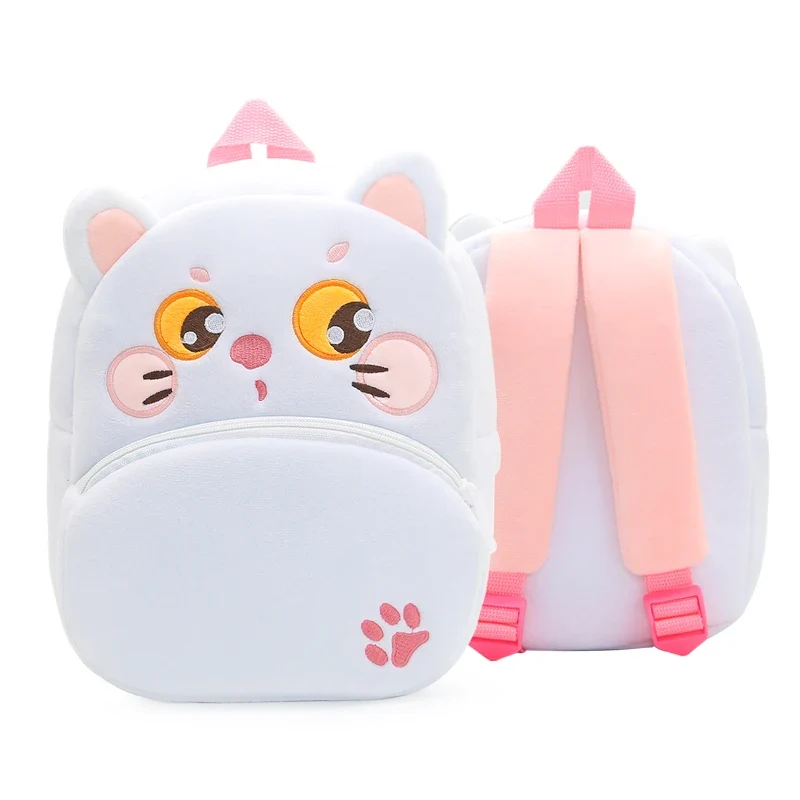 Kinder-Rucksack aus Plüsch mit Tiermotiv