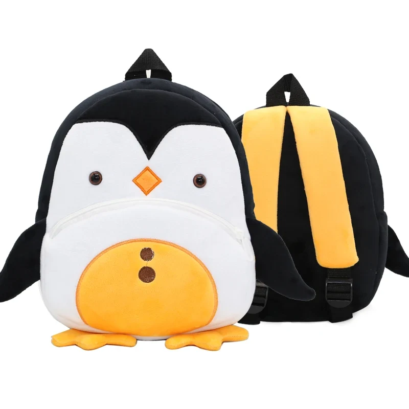 Kinder-Rucksack aus Plüsch mit Tiermotiv