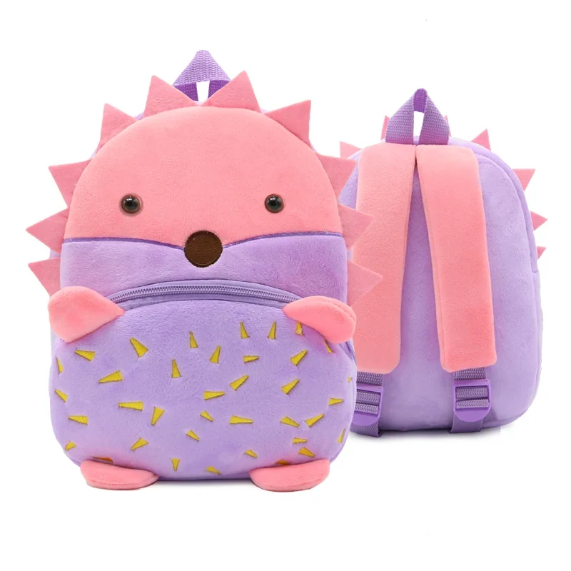 Kinder-Rucksack aus Plüsch mit Tiermotiv