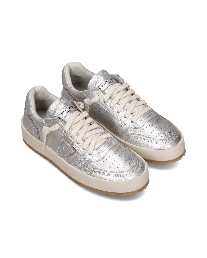 Sneakers Nice Tennis Women, Silver