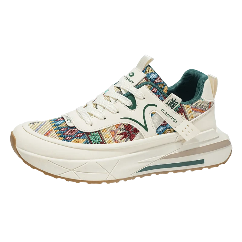 Neravio Sneaker mit Schnürung und profilierter Gummisohle