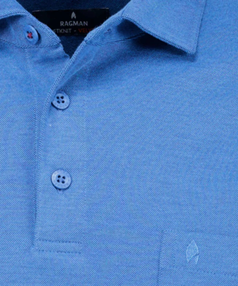 Softknit-Polo Kent-Kragen, Velvet-Touch