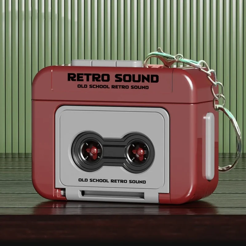Tapevox Retro Kassetten-Schlüsselanhänger mit Aufnahmefunktion