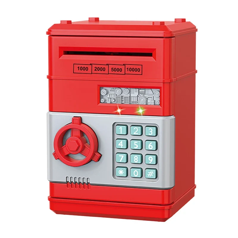 Saviora Mini-Tresor Sparbox mit Passwort und Münzfach