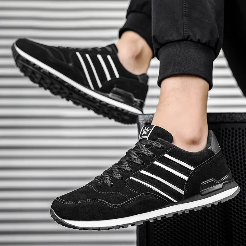 Zenviro Herren Sneaker mit Schnürung und profilierter Sohle