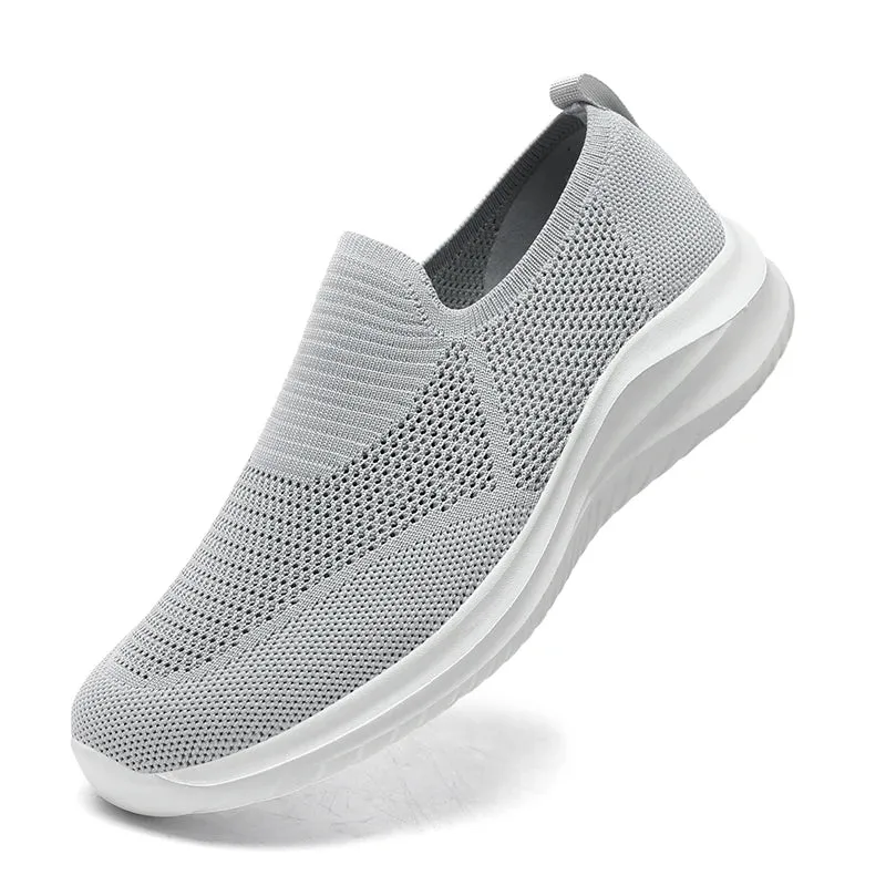 Meravon Herren Slip-On Sneaker mit atmungsaktivem Obermaterial