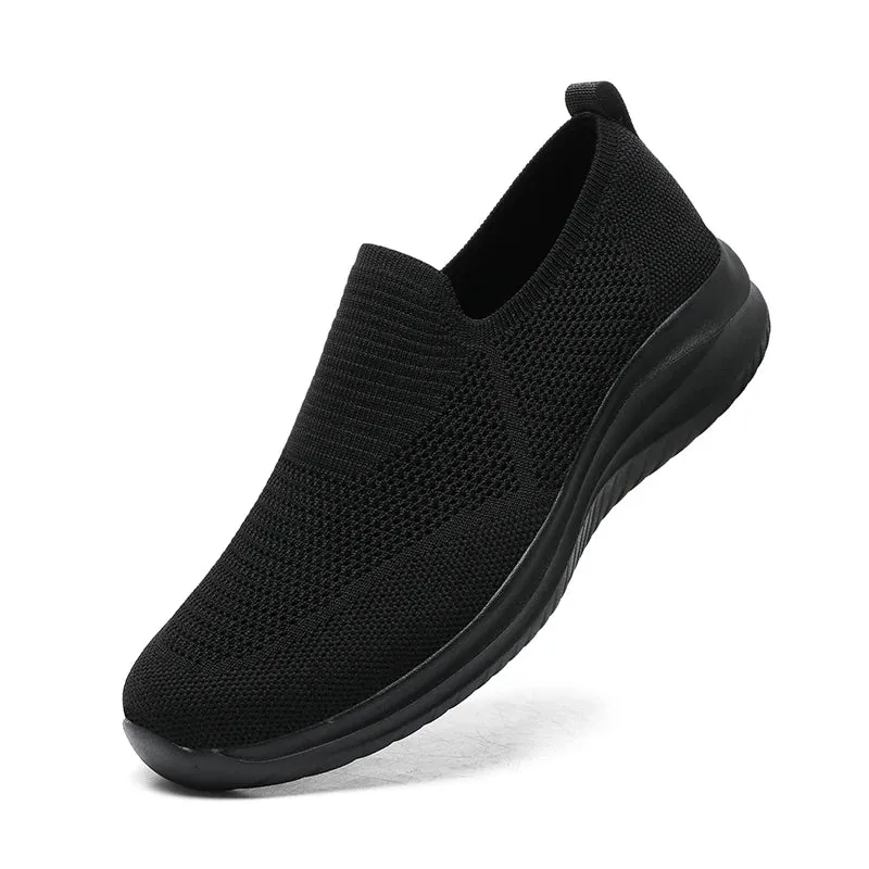 Meravon Herren Slip-On Sneaker mit atmungsaktivem Obermaterial