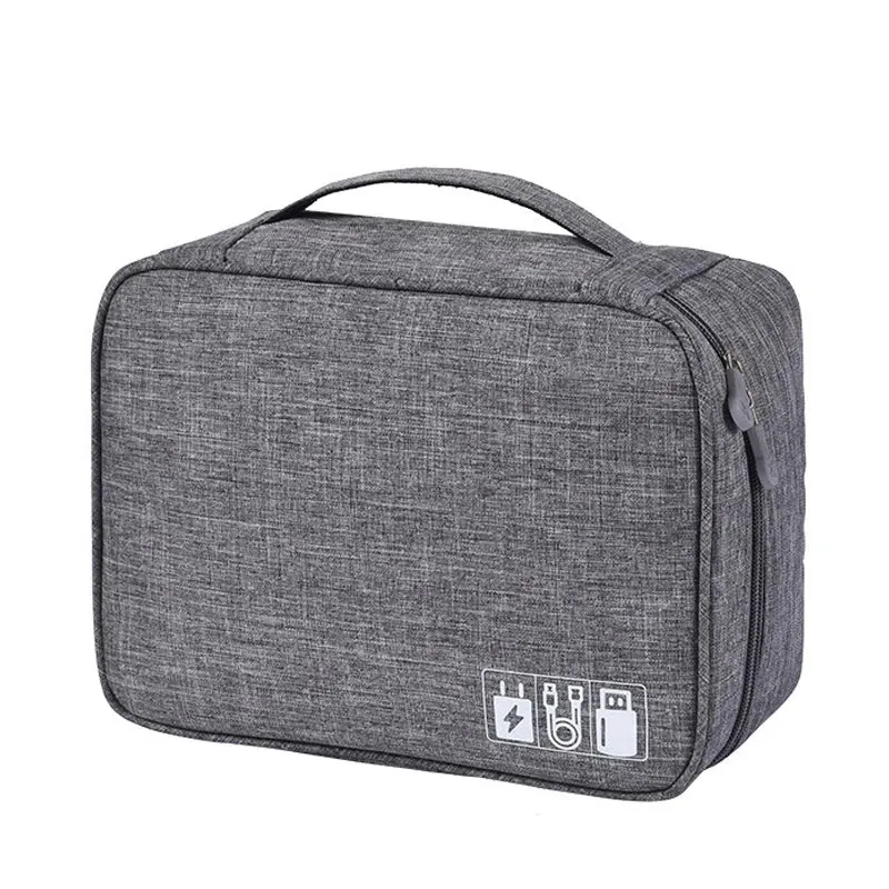 Kabel-Organizer Tasche aus Oxford-Material mit Reißverschluss