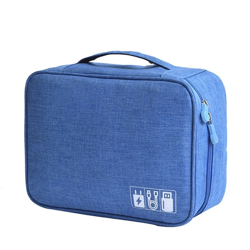 Kabel-Organizer Tasche aus Oxford-Material mit Reißverschluss
