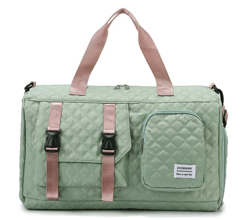 MoveLite Duffle Bag-Nylon-Reisetasche mit Reißverschluss und Schulterriemen