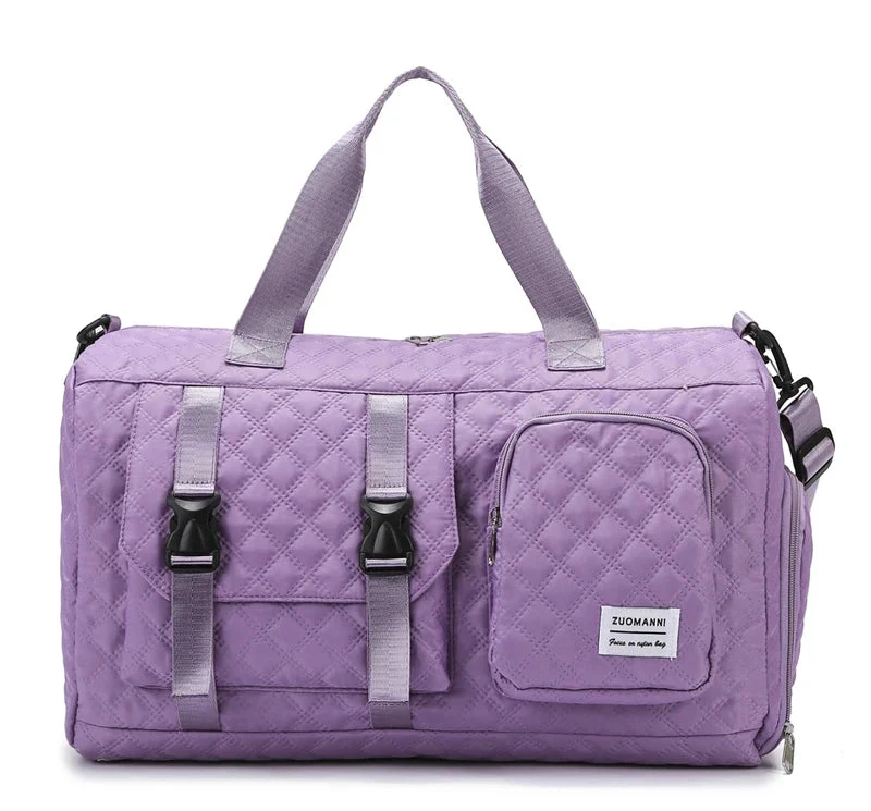 MoveLite Duffle Bag-Nylon-Reisetasche mit Reißverschluss und Schulterriemen