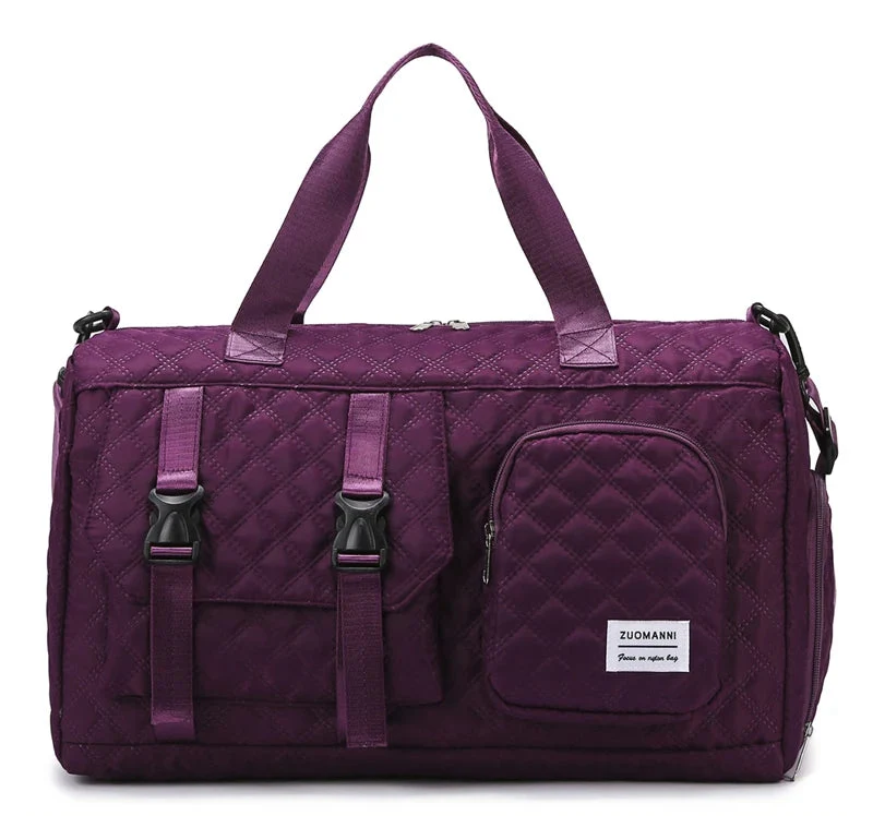 MoveLite Duffle Bag-Nylon-Reisetasche mit Reißverschluss und Schulterriemen
