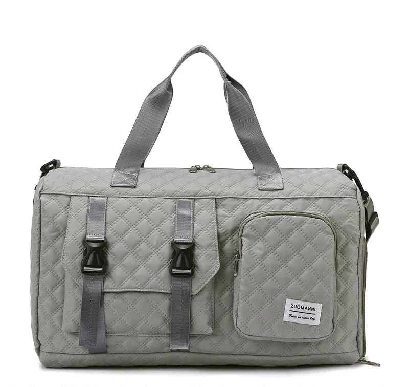 MoveLite Duffle Bag-Nylon-Reisetasche mit Reißverschluss und Schulterriemen