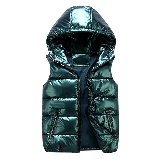 Varello ärmellose Jacke mit Reißverschlusstaschen und leichter Passform für Alltag und Outdoor