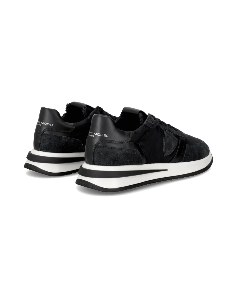 Men's Tropez 2.1 Low-Top Sneakers in Nylon And Leather, Black