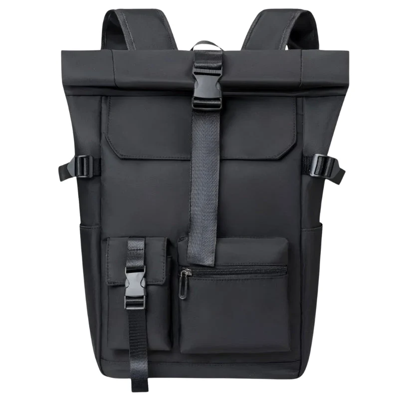Travion Rucksack aus Oxford mit mehreren Fächern und gepolsterten Schultergurten