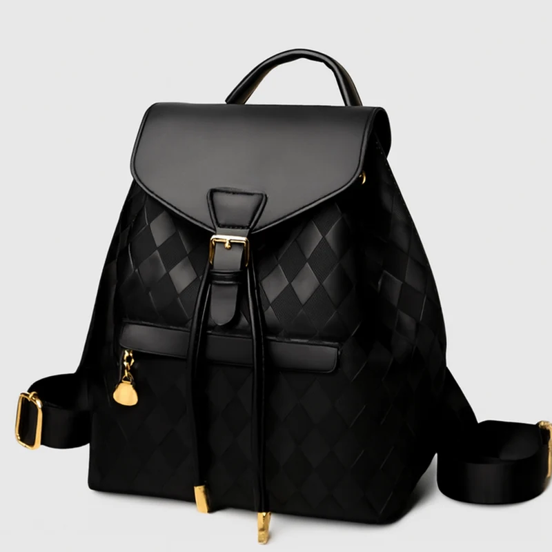 Norvella Rucksack Damen aus Leder mit mehreren Fächern und verstellbaren Gurten