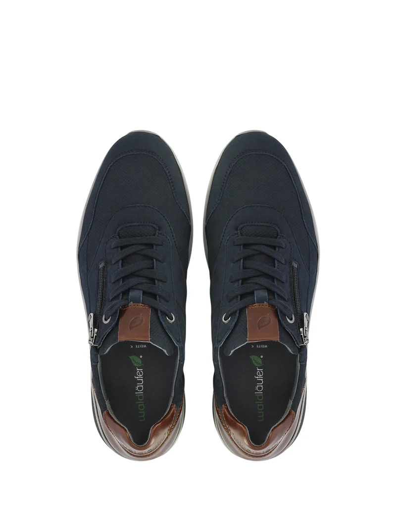 WALEED NAVY~COGNAC Extra Wide Fit