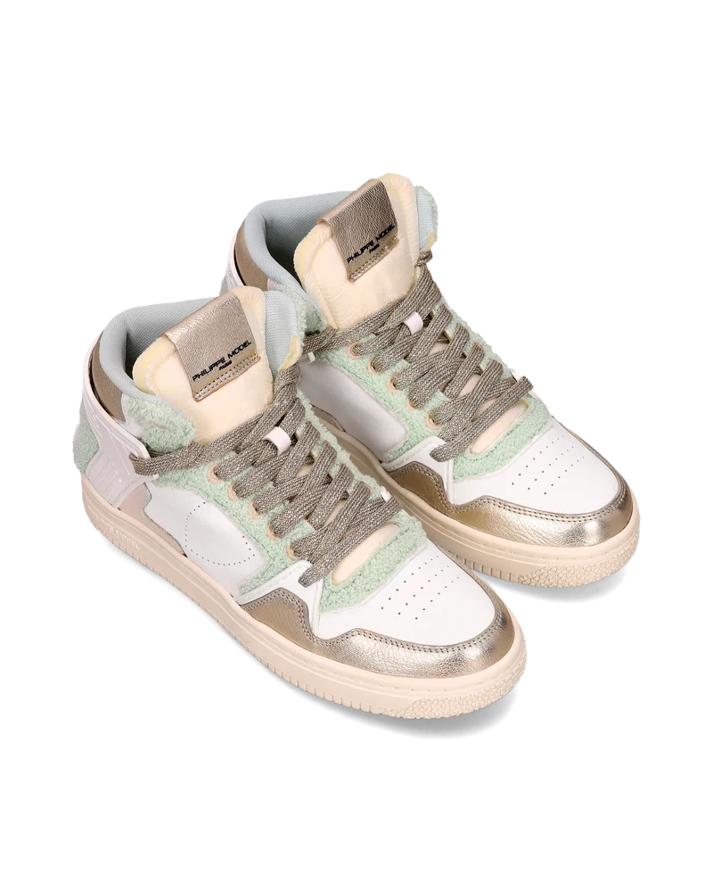 Sneakers La Grande Tennis Women, White Aquamarine