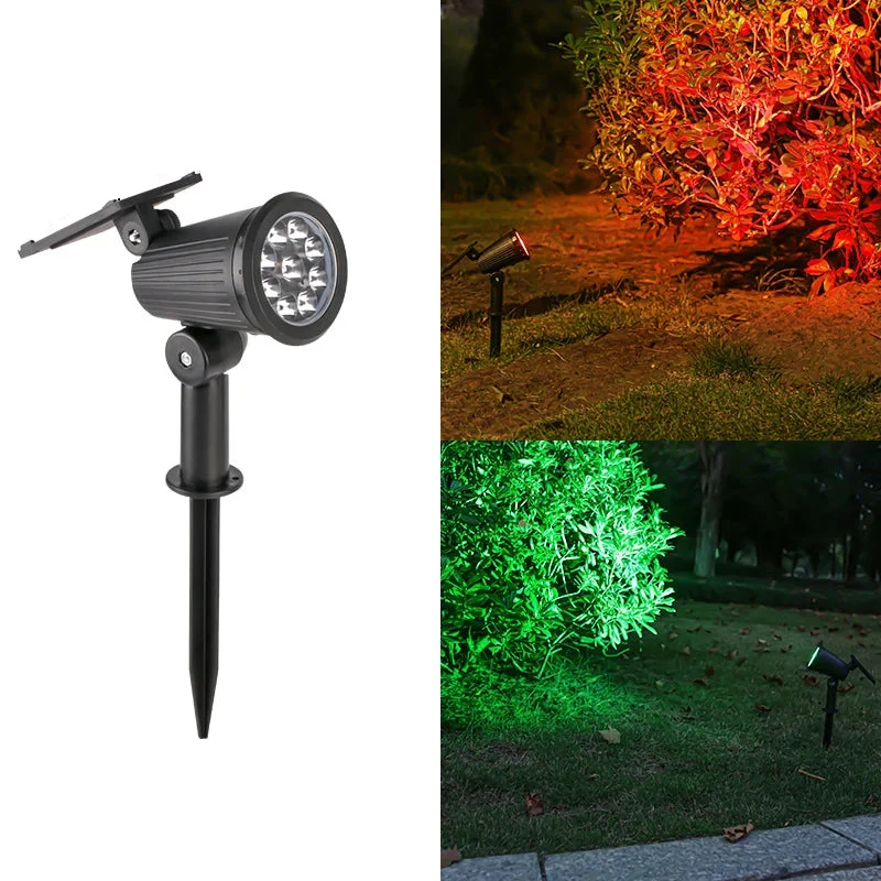 Luminara LED Solar Gartenstrahler mit Erdspieß und Farbmodus